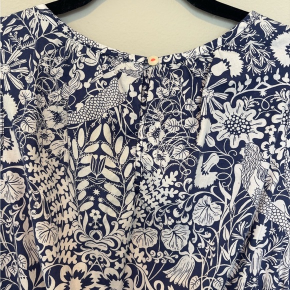 J. Crew Crewcuts Blue and White Sleeveless Sundress - 14 - Picture 7 of 7